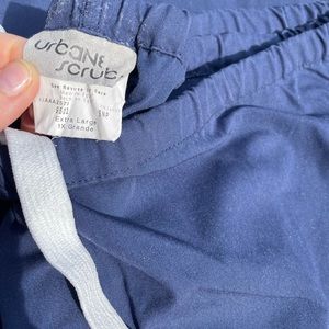 Urbane navy blue nursing scrubs